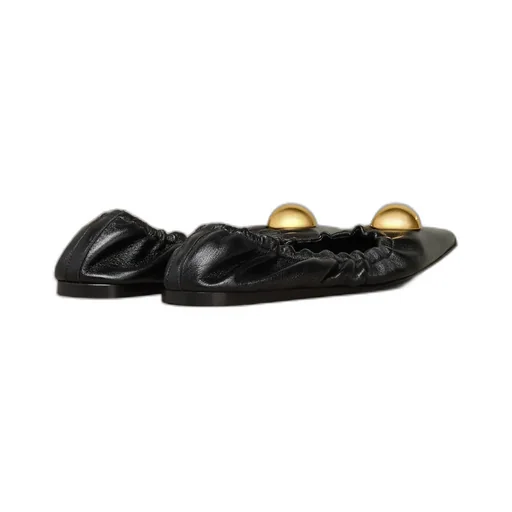 Embellished Pointed Toe Ballerinas