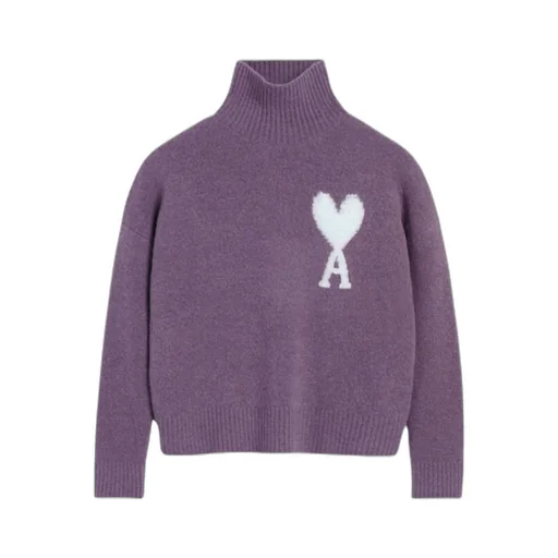 Ami De Coeur Roll-Neck Knitted Jumper
