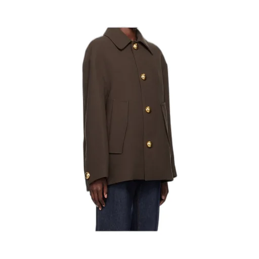 Long Sleeved Straight Hem Jacket