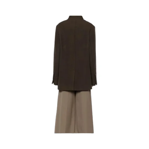 Single-Breasted Oversized Coat