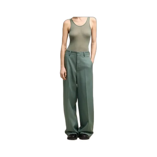 Belt-Loop Casual Pants