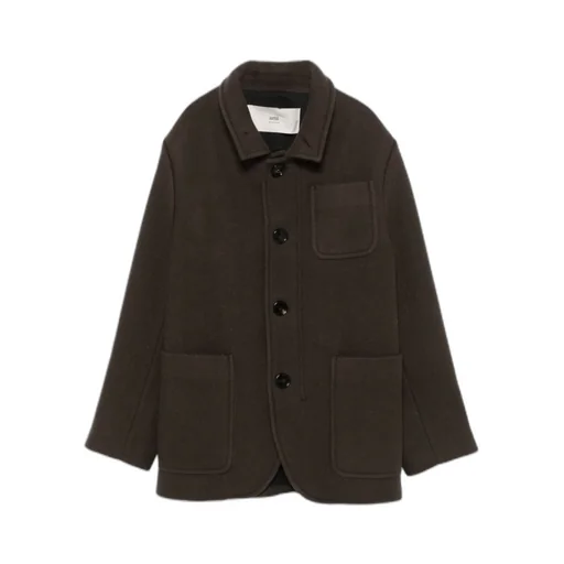 Single-Breasted Oversized Coat