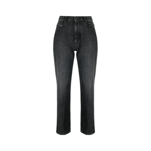 High-Rise Straight Jeans