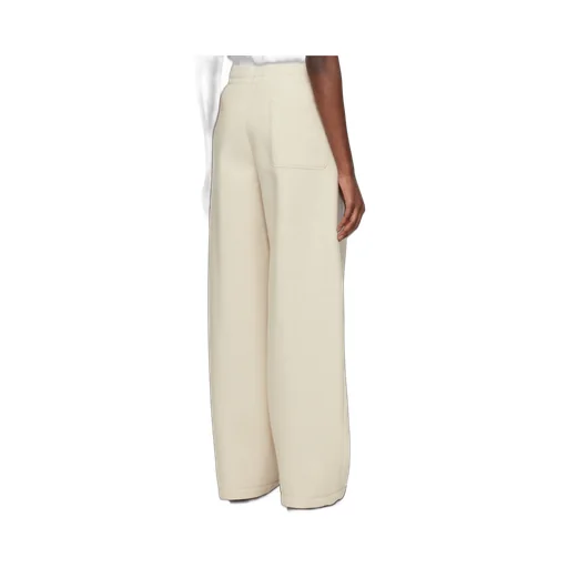 High-Waist Elasticated Waistband Pleated Trousers