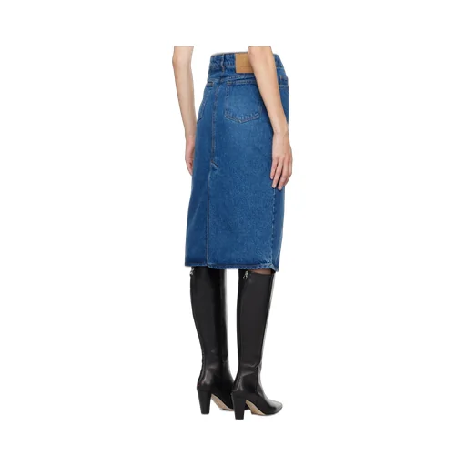 Falda Denim Midi Skirt