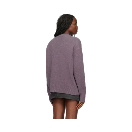 Ami De Coeur V-Neck Knitted Cardigan