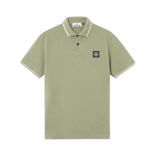 Logo-Patch Tipped Polo Shirt