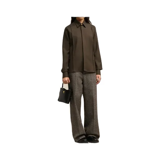 Gabardine Pintuck Shirt