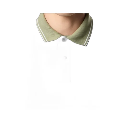 Logo-Patch Tipped Polo Shirt