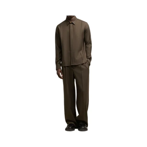Gabardine Pintuck Shirt