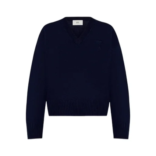 V-Neck Long-Sleeved Sweater