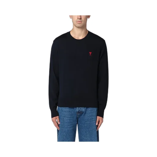 Ami De Coeur Logo Embroidered Knitted Jumper