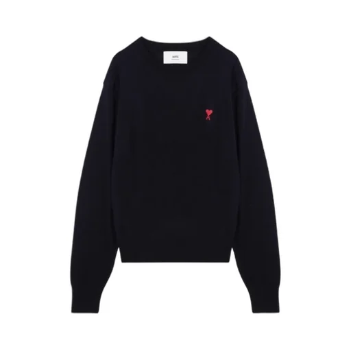 Ami De Coeur Logo Embroidered Knitted Jumper