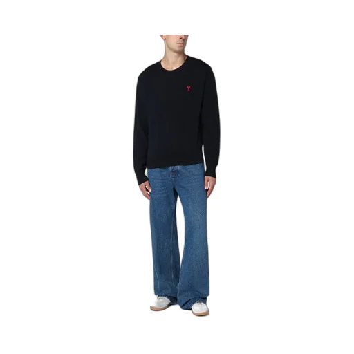 Ami De Coeur Logo Embroidered Knitted Jumper