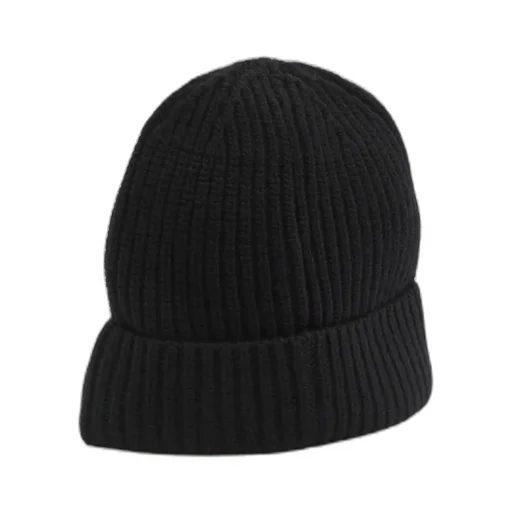 Ribbed-Knit Logo Beanie