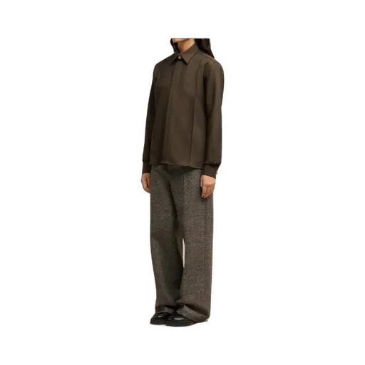 Gabardine Pintuck Shirt