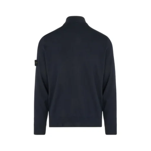 Half-Zip Logo-Patch Sweater