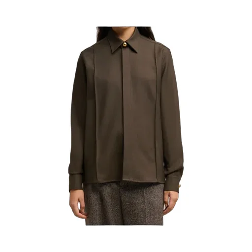 Gabardine Pintuck Shirt