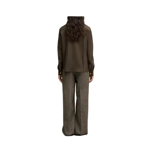 Gabardine Pintuck Shirt