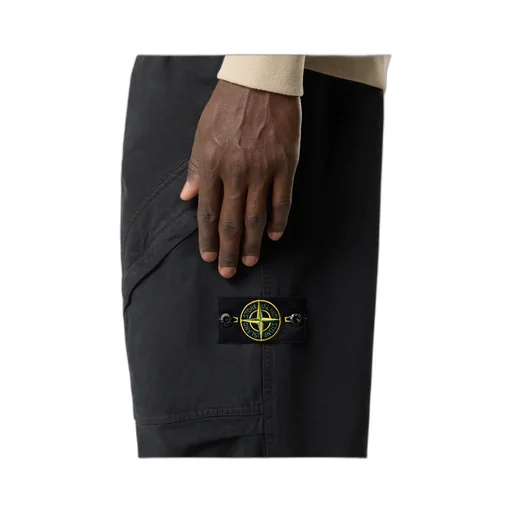 Cargo Pocket Elasticated-Waist Trousers