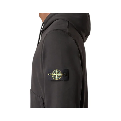 Logo Patch Drawstring Hoodie