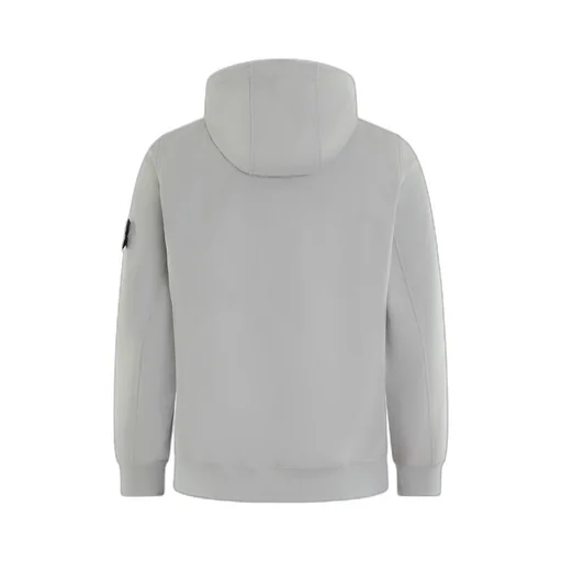 Logo Patch Zip-Up Hooded Jacket