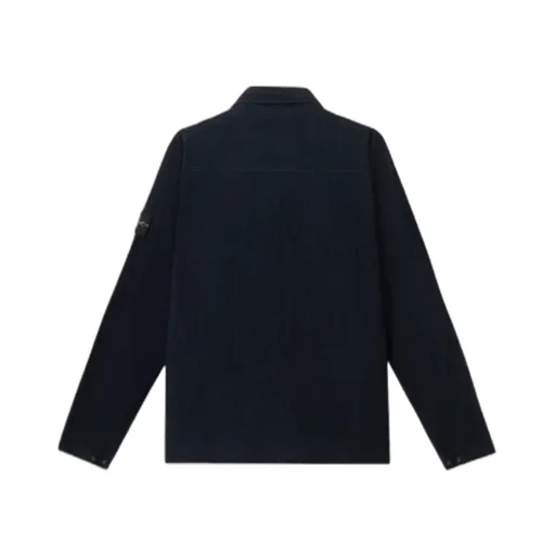 Comfort-Fit Overshirt With Chest Pocket And Two-Way Zip