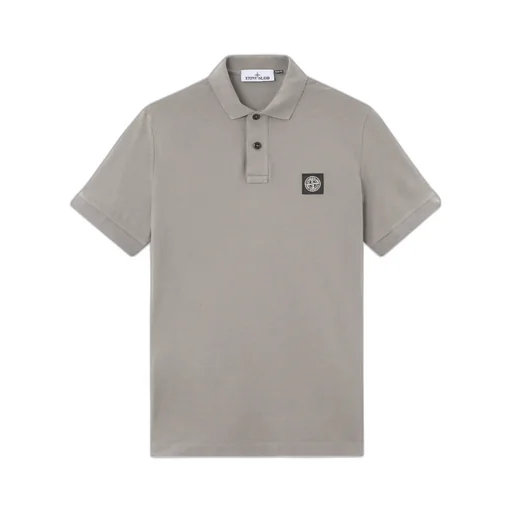 Slim-Fit Short-Sleeve Polo Shirt With Compass Patch