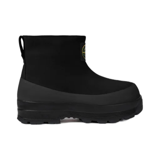 Suede Rubber-Band Boots
