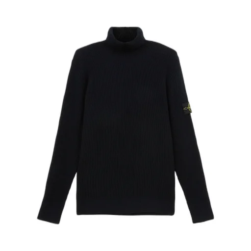 Ribbed Turtleneck Sweater