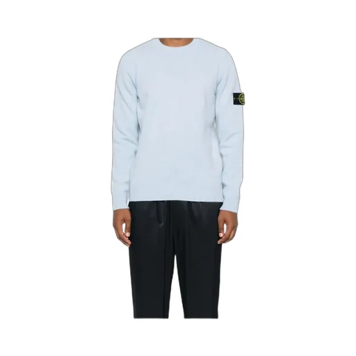 Compass-Motif Wool-Blend Sweater