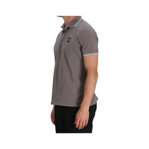 Logo-Patch Cotton Polo Shirt