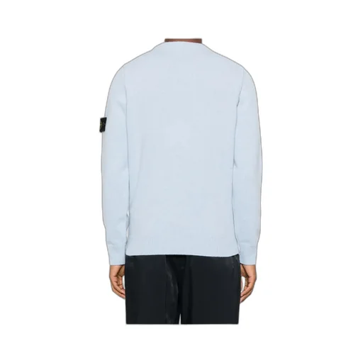 Compass-Motif Wool-Blend Sweater
