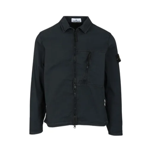 Zip-Fastening Pocket Shirt Jacket