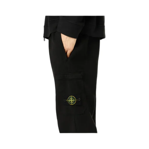 Patch-Pocket Cotton Track Pants