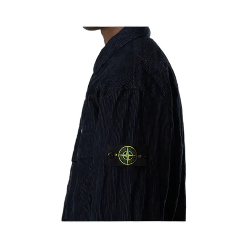 Comfort-Fit Overshirt With Chest Pocket And Two-Way Zip