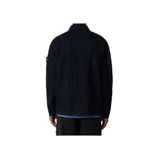 Comfort-Fit Overshirt With Chest Pocket And Two-Way Zip
