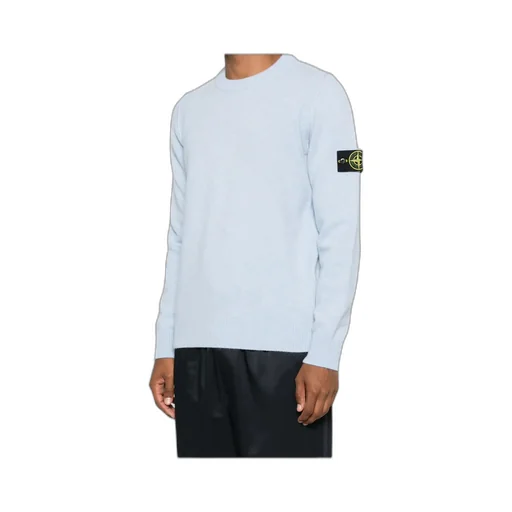 Compass-Motif Wool-Blend Sweater