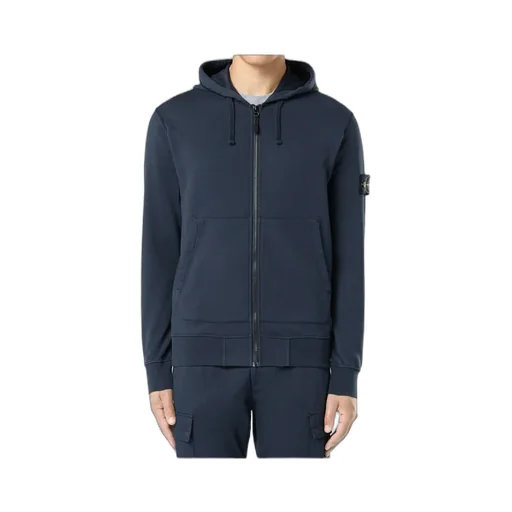 Logo Patch Zip-Up Hoodie