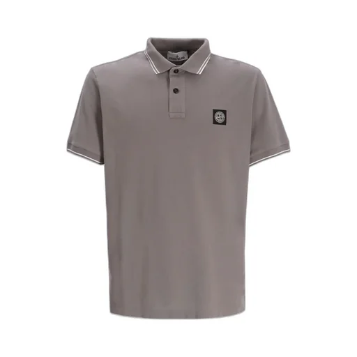 Logo-Patch Cotton Polo Shirt