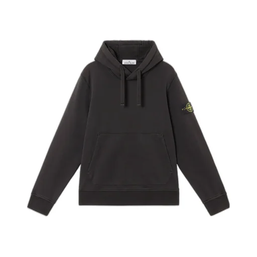 Logo Patch Drawstring Hoodie