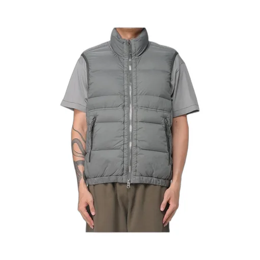 Stand Collar Down Vest