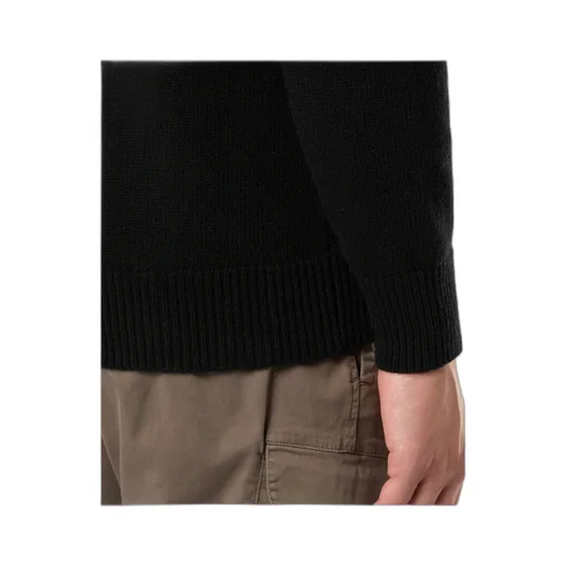 High-Neck Buttoned Cardigan