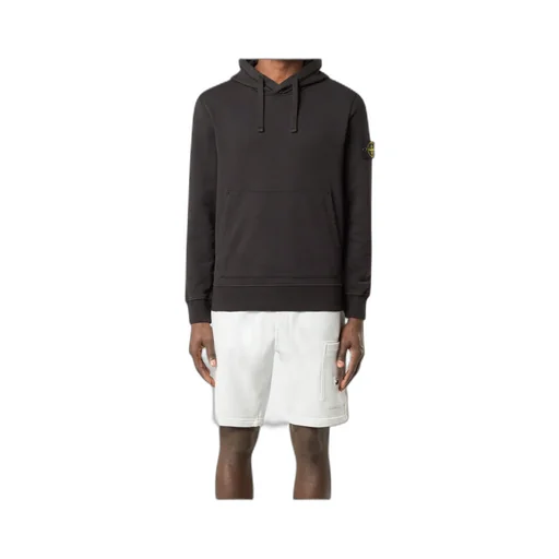 Logo Patch Drawstring Hoodie