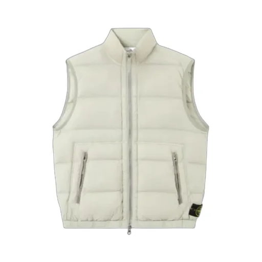 Quilted Zip-Fastening Padded Vest