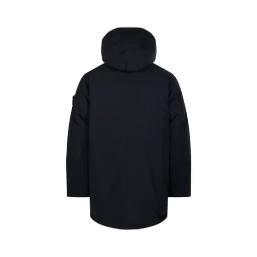 Logo Patch Hooded Jacket