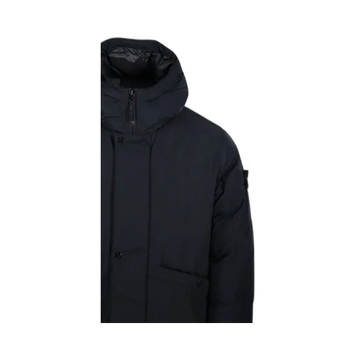 Logo Patch Hooded Jacket