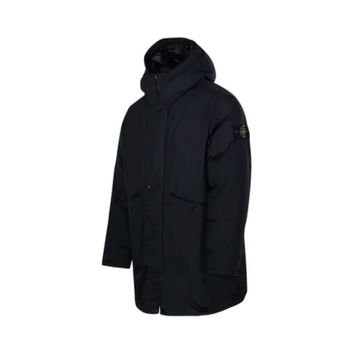 Logo Patch Hooded Jacket