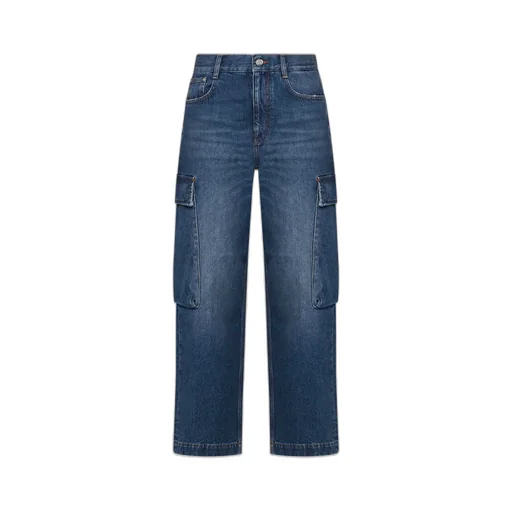 High-Waisted Cropped Leg Jeans