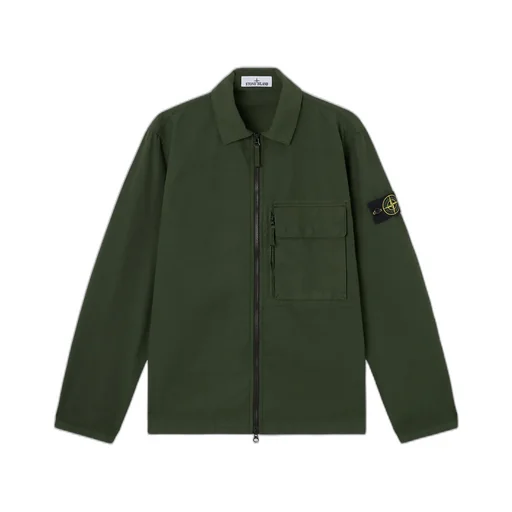 Compass-Badge Zip-Up Jacket